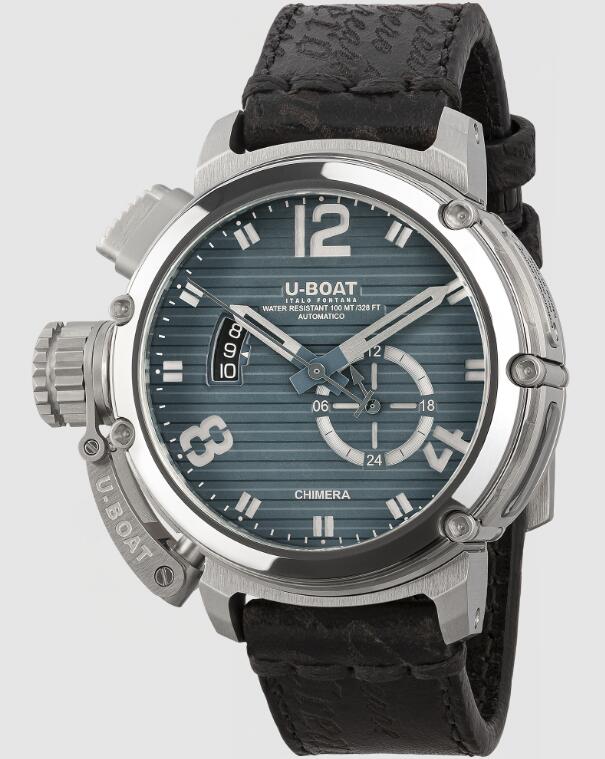 Replica U-BOAT Watch Chimera 46mm SS Blue 9602 Men Replica U-BOAT Watch Chimera 46mm SS Blue 9602 Men